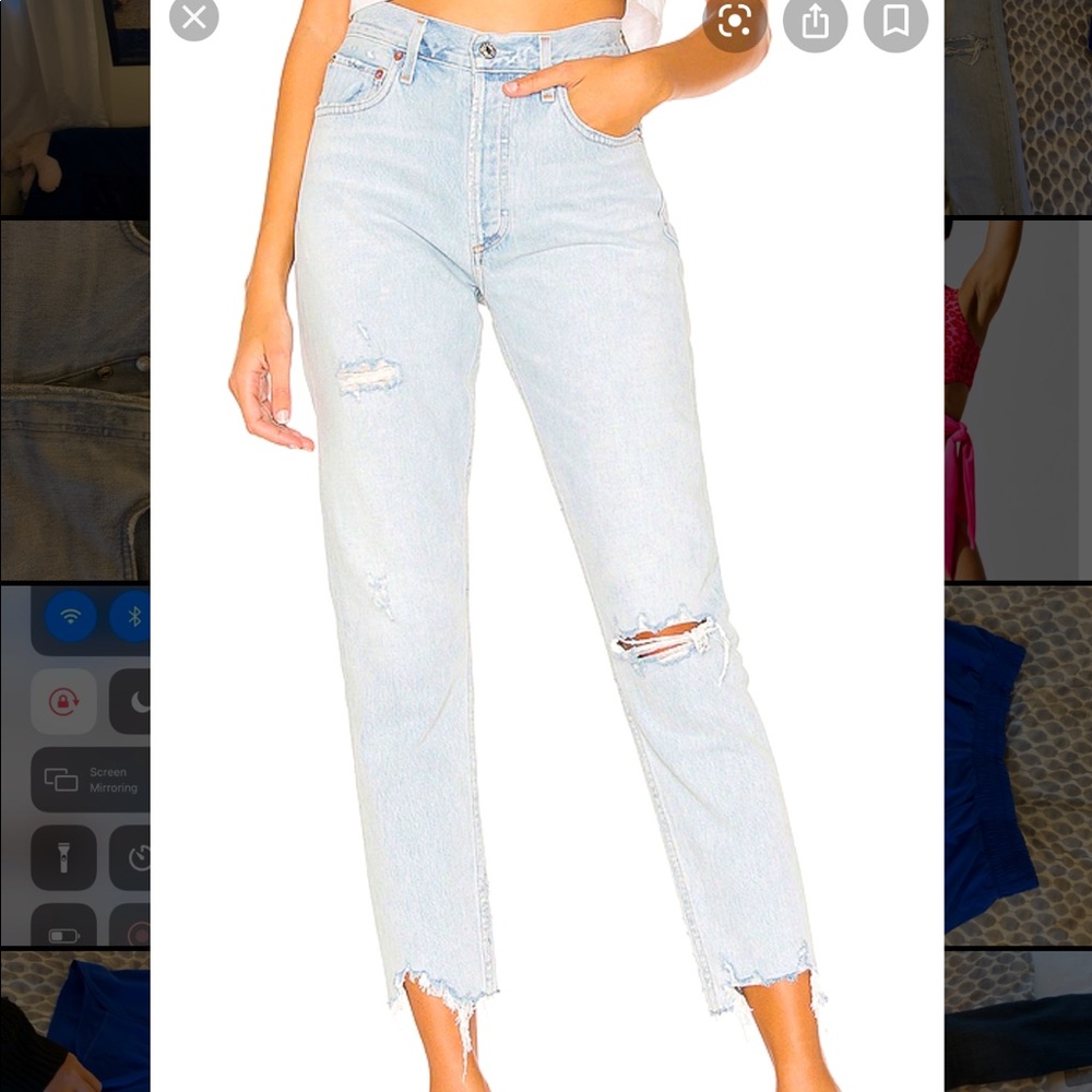 Agolde Jamie straight leg jeans